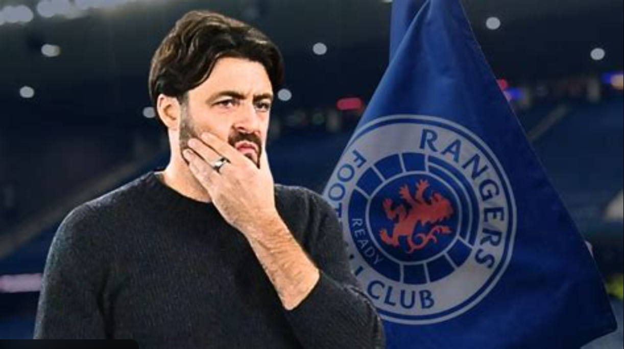 Nobel Mendy poses in Rangers kit after completing transfer from Real Betis in summer 2025